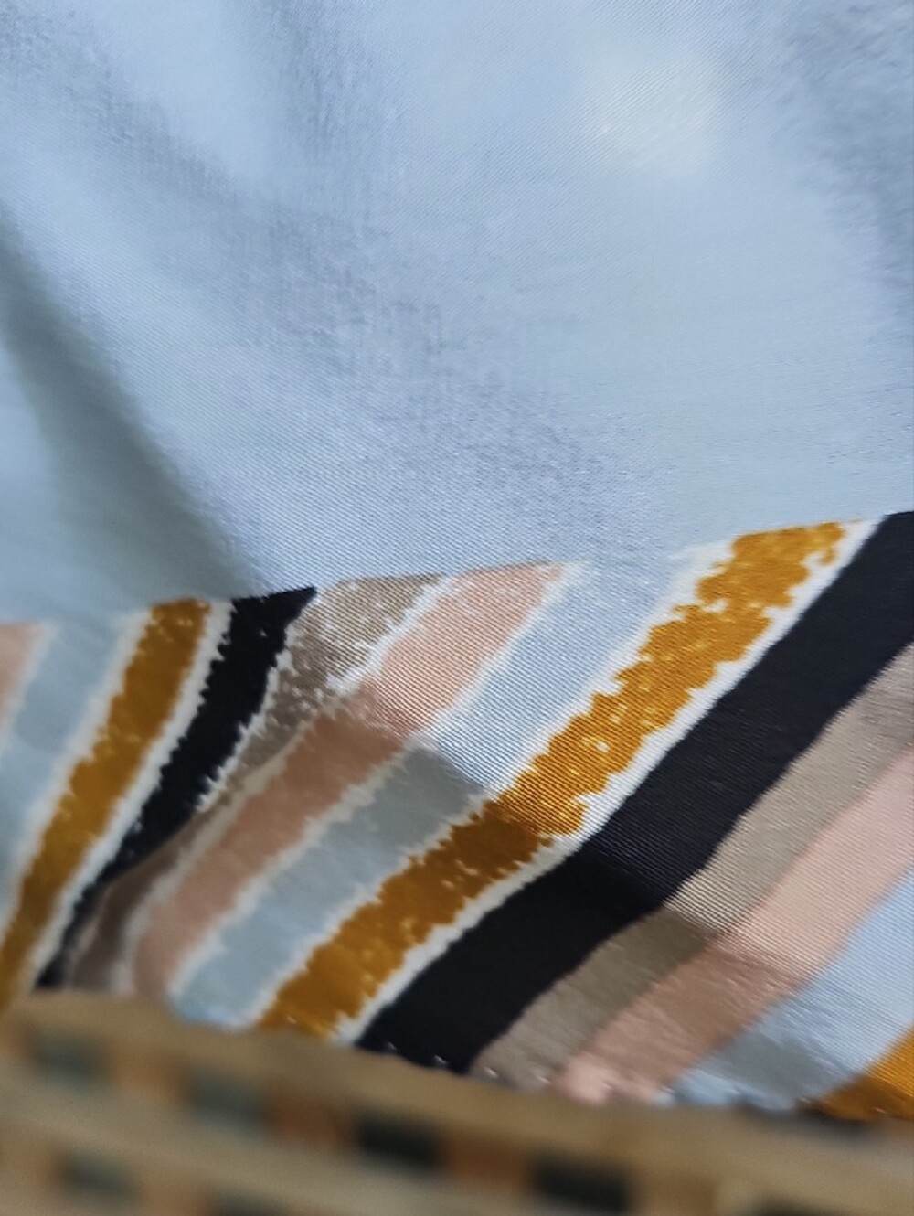 Colorblock Silk Scarf - Picture 3 of 8